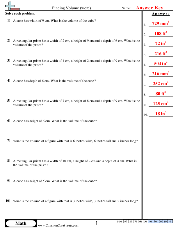  - finding-volume-word worksheet