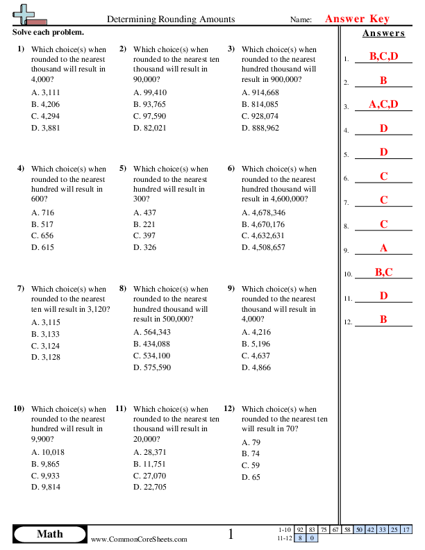  - determining-rounding-amounts worksheet