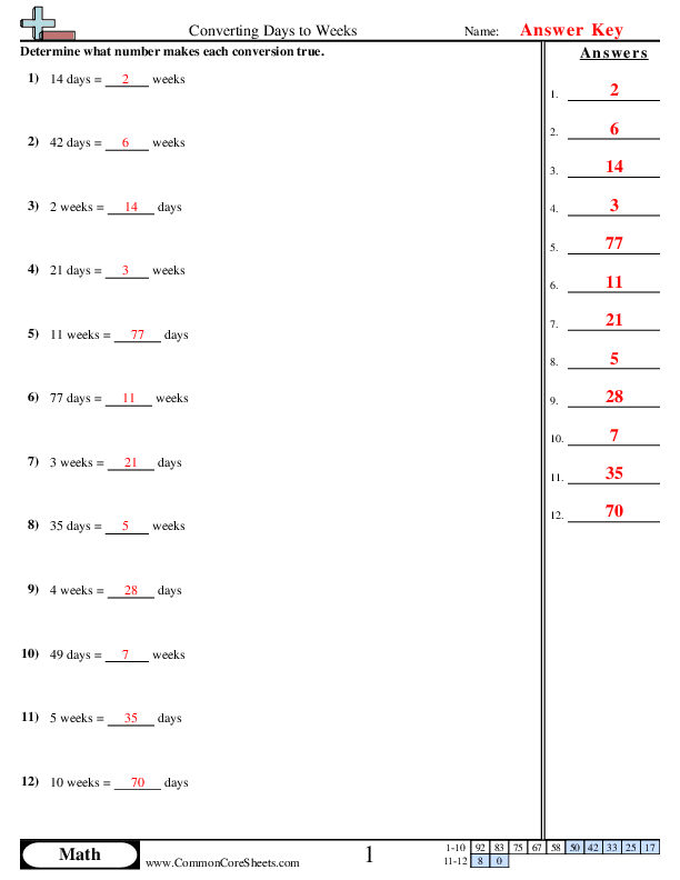  - converting-days-to-weeks worksheet